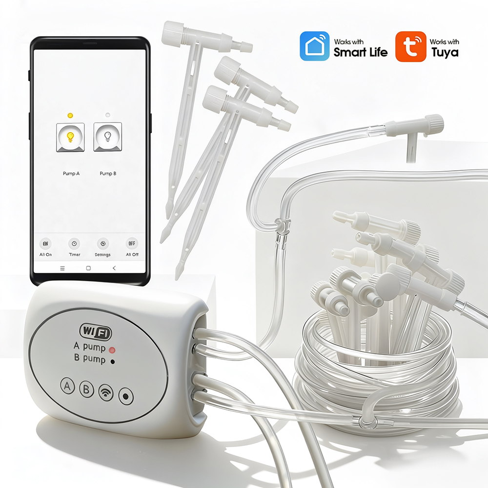 Timer Dual Outlet - Sistema di irrigazione a goccia con