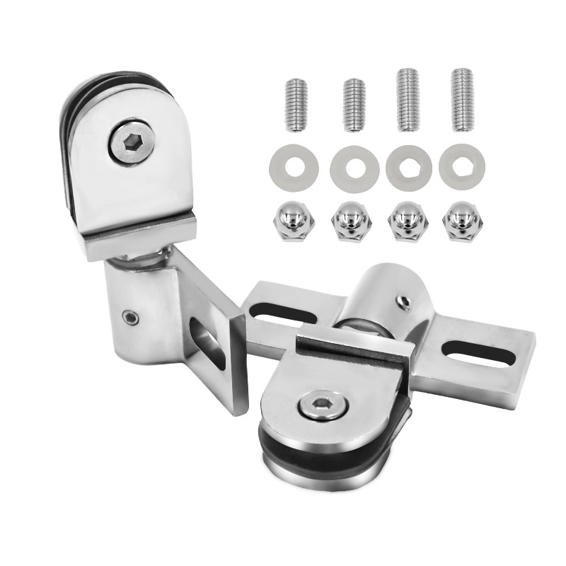 Glass Door Hinge - Clip/Morsetto/Cerniera per Porta in Vetro da