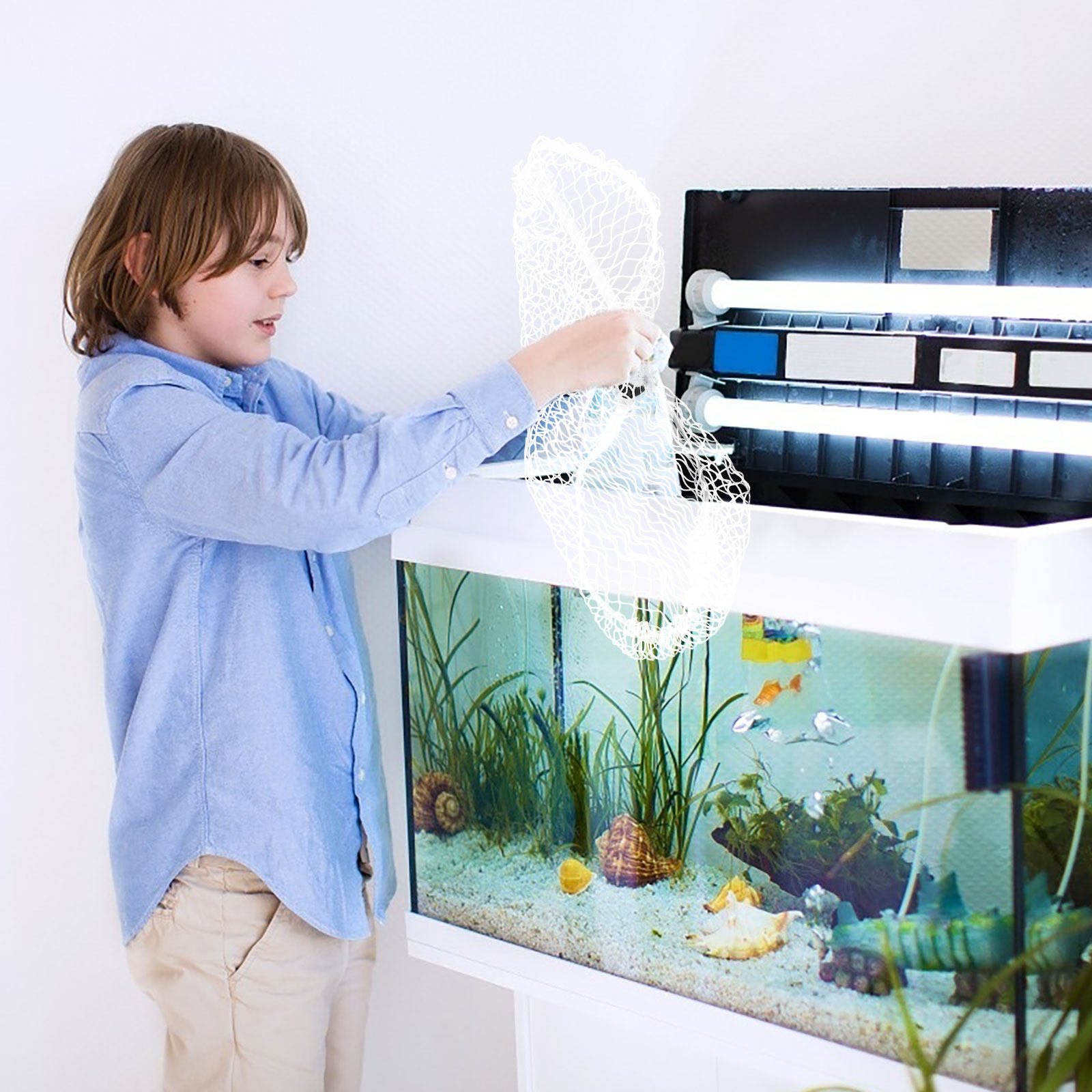 Screen Top Mesh - Copertura Superiore in Nylon per Acquario