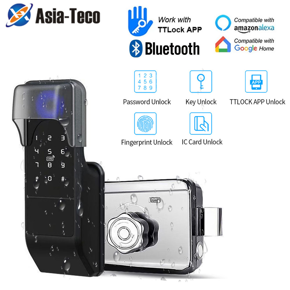 Glass Door Hinge - IP65 Impermeabile TTLock Impronte Digitali Smart