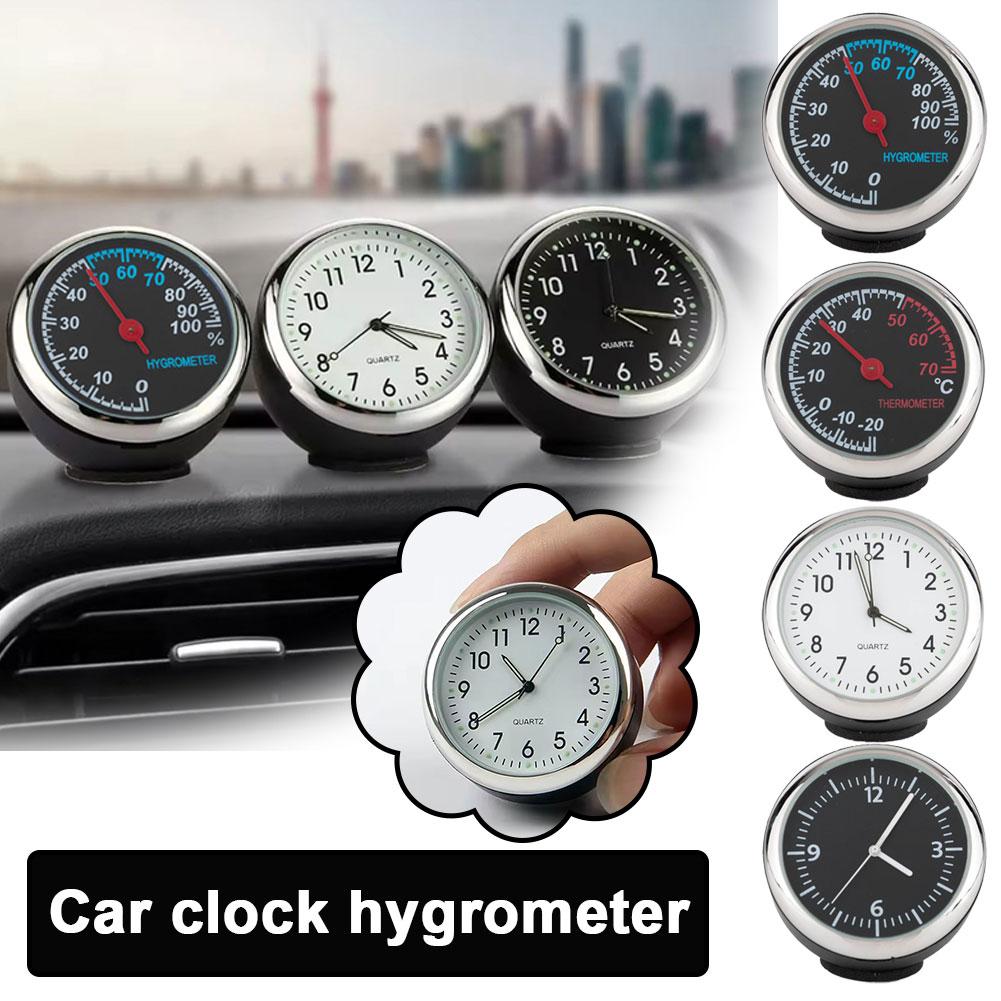 Digital Hygrometer Probe - Mini orologio con display per automobile,