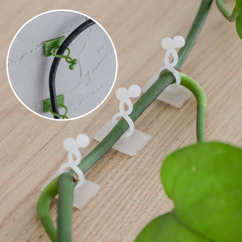 Vine Climbing Plastic - 10 Pezzi Ganci Universali per Fissaggio