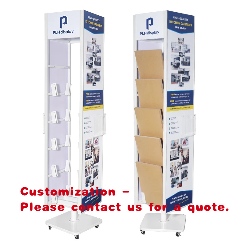 Ceramic Tile Floor - Espositore Girevole Bifacciale Personalizzato, Facile da