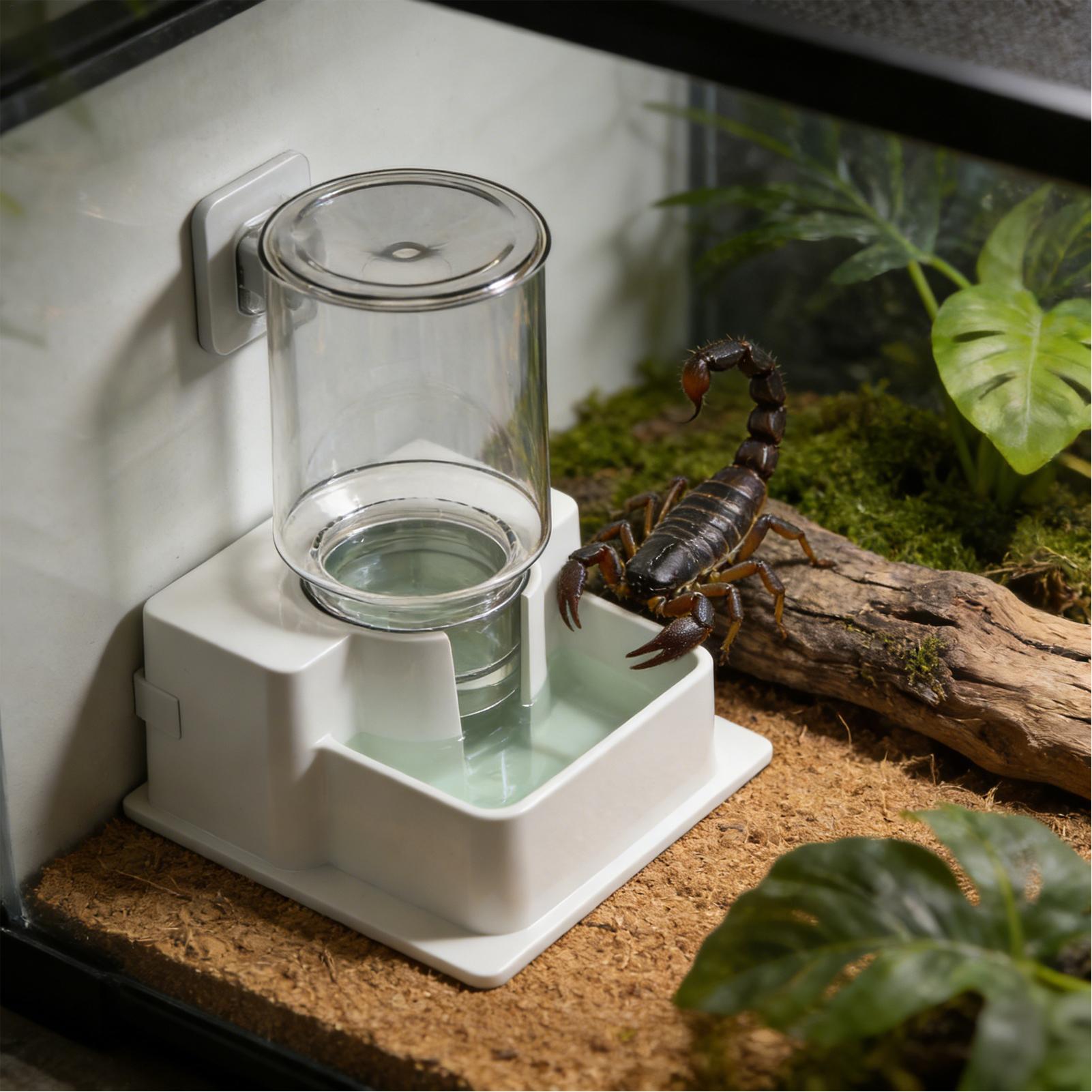 Water Dish Reptile - Fontana d'Acqua Automatica per Draghi Barbuti,