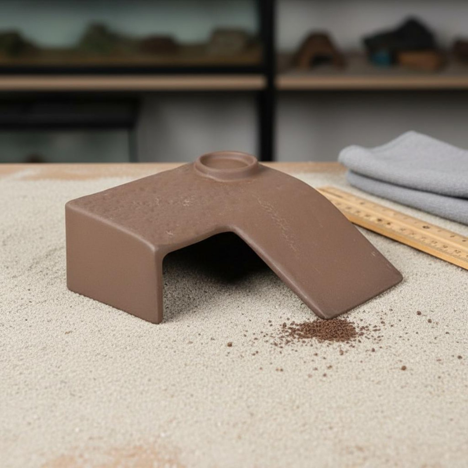 Hide Cave Ceramic - Piattaforma per Tartarughe in Ceramica a
