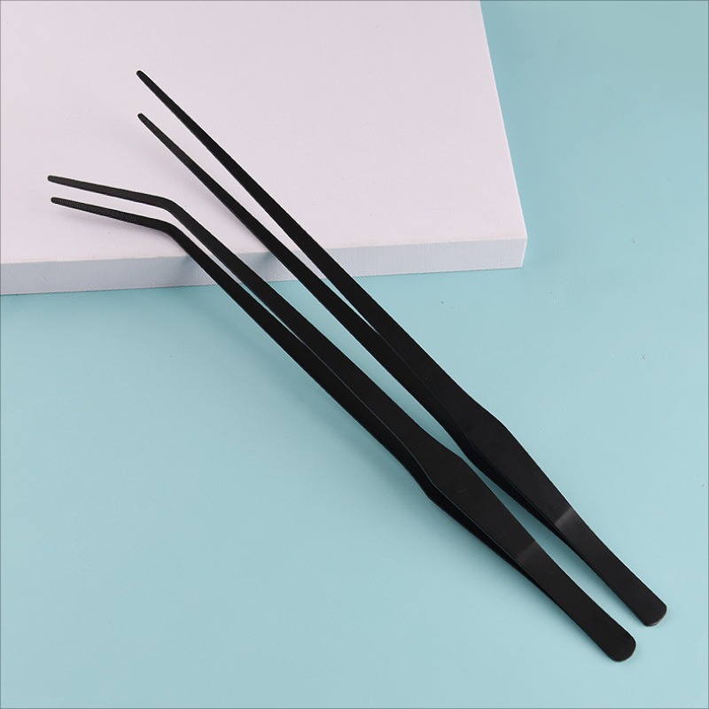 Feeding Tong Stainless - Pinzette a gomito multifunzionali in acciaio