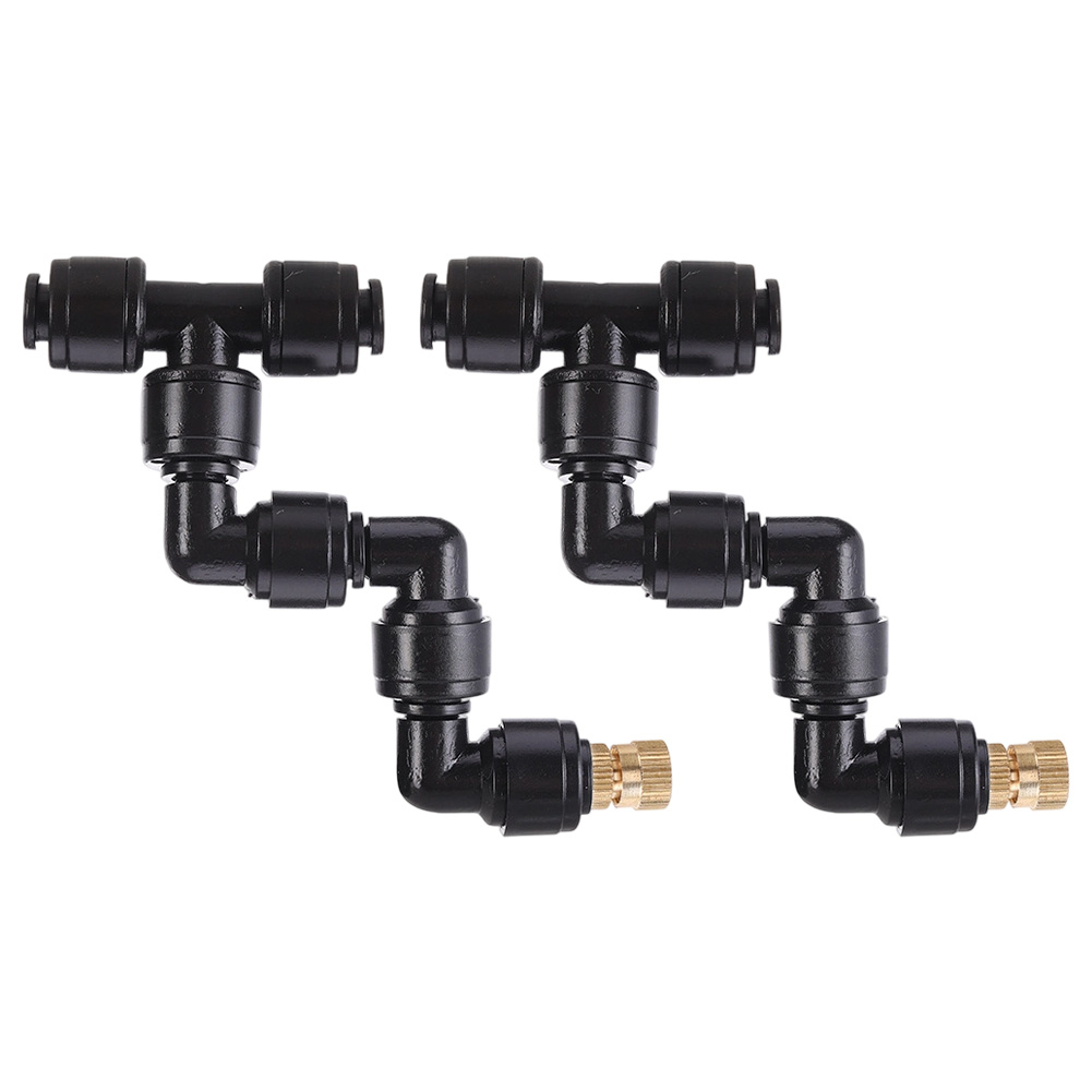 Misting Nozzle Reptile - 2 ugelli neri per atomizzazione, regolabili