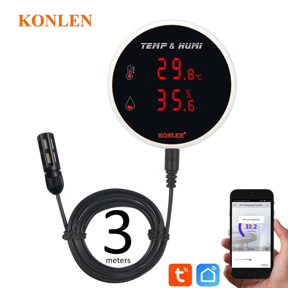 Tuya WIFI Sensore di umidità d - Digital Hygrometer Probe recensione e prezzo