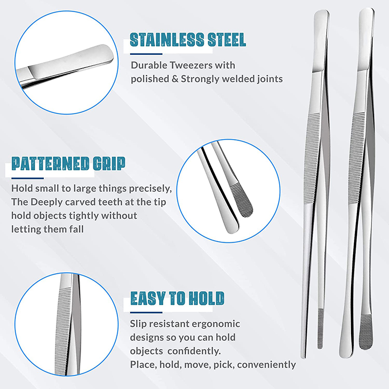 2 pezzi pinze da cucina da 12  - Feeding Tong Stainless recensione e prezzo