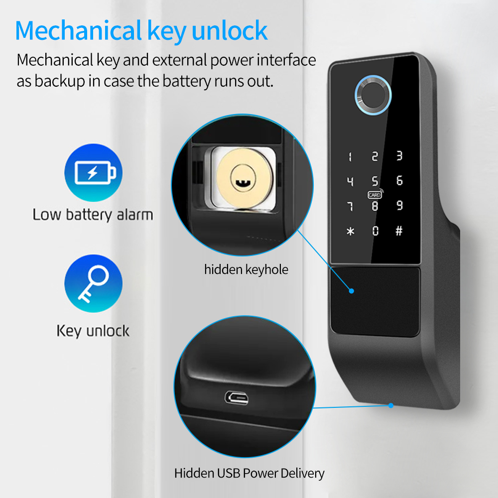 IP65 Impermeabile TTLock Impro - Glass Door Hinge recensione e prezzo