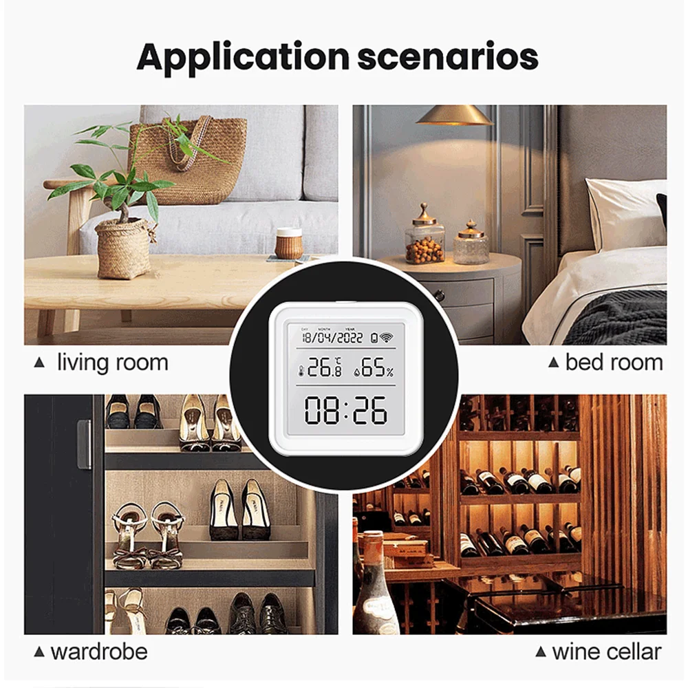 Tuya Zigbee WiFi Sensore di um - Digital Hygrometer Probe recensione e prezzo