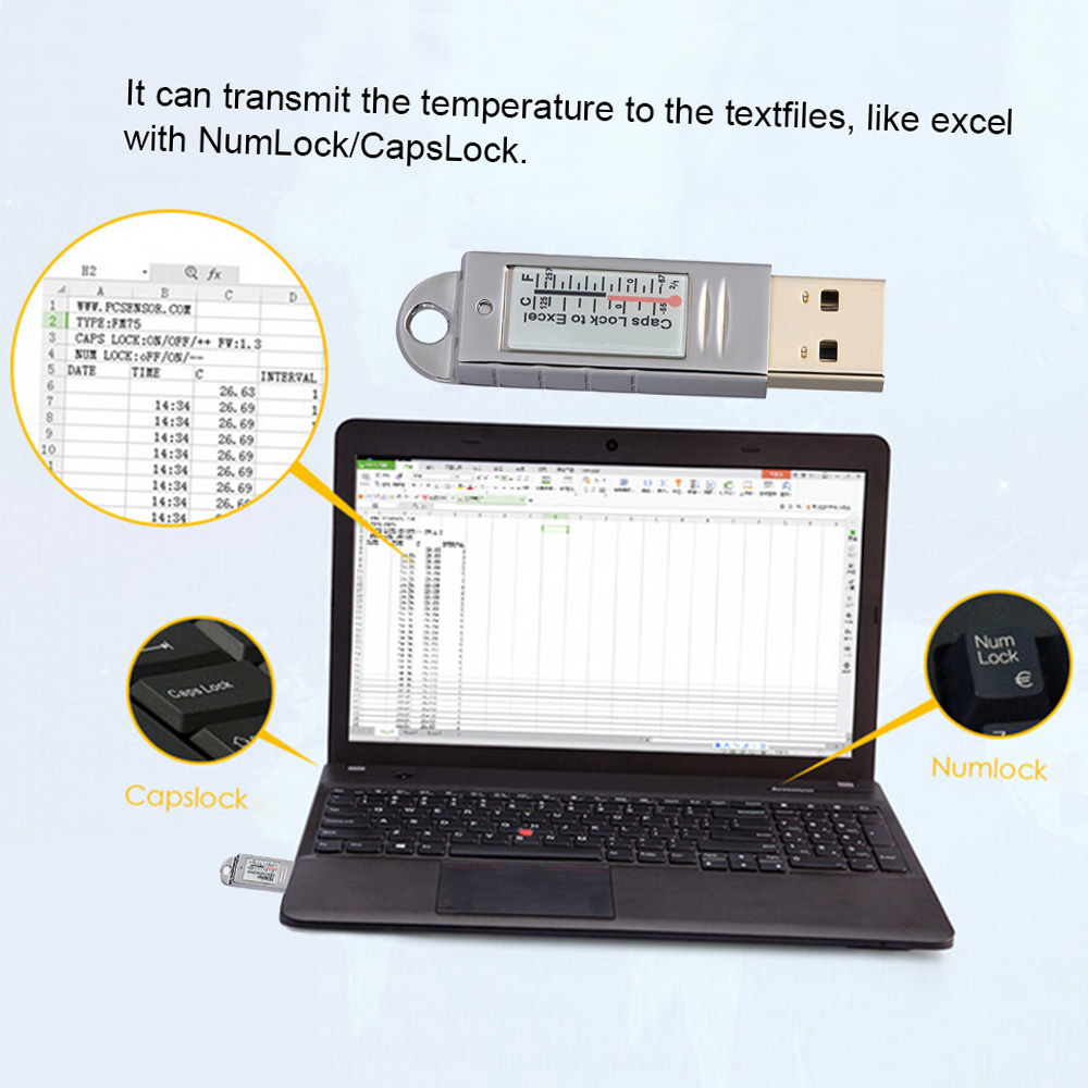 Termometro Igrometro USB PCsen - Digital Hygrometer Probe recensione e prezzo