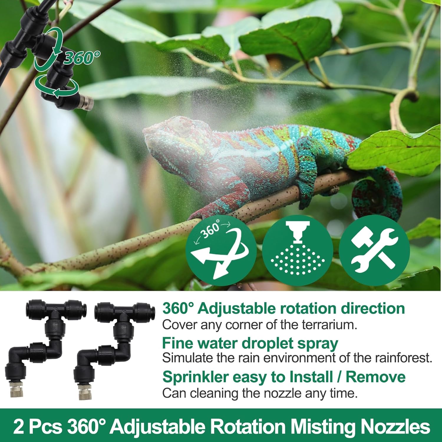 Umidificatori per Rettili, Sis - Misting Nozzle Reptile recensione e prezzo