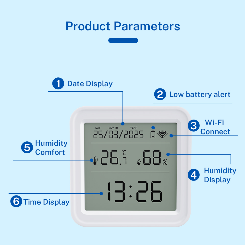 Tuya WIFI Sensore di umidità d - Digital Hygrometer Probe recensione e prezzo
