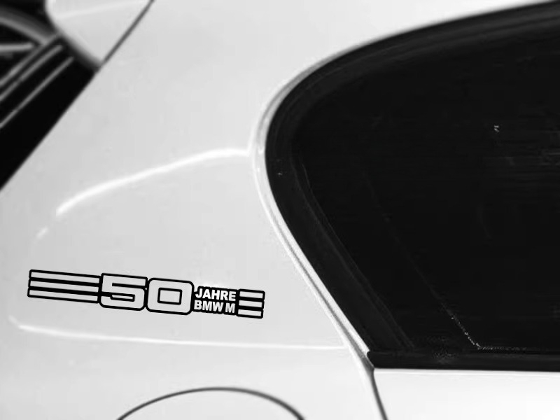 Adesivo per Auto BMW 50° Anniv - Glass Door Hinge recensione e prezzo